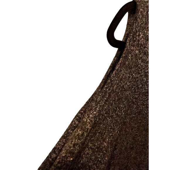 🍒 2/$20 🍒 Soft Charcoal Gray Long Sleeve Cold Shoulder Hi-Lo Dress sz 2X - Picture 3 of 7